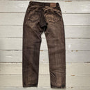 Levis 501 Brown Acid Wash Jeans (32/34)