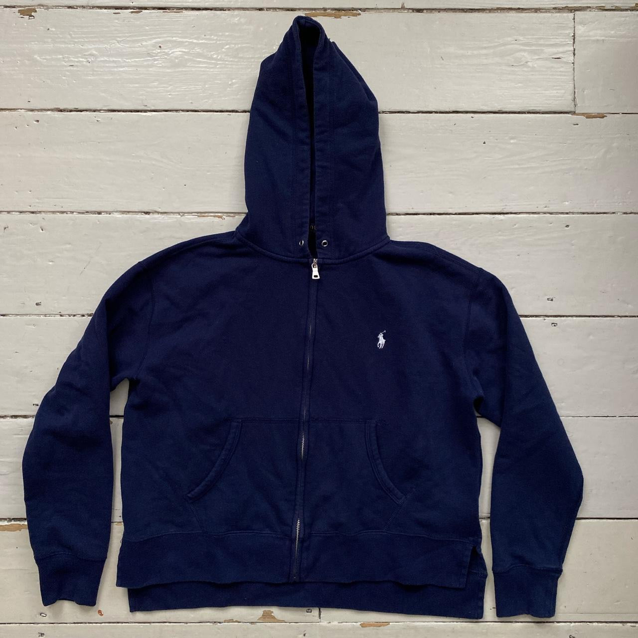 Ralph Lauren Navy Hoodie (Large)