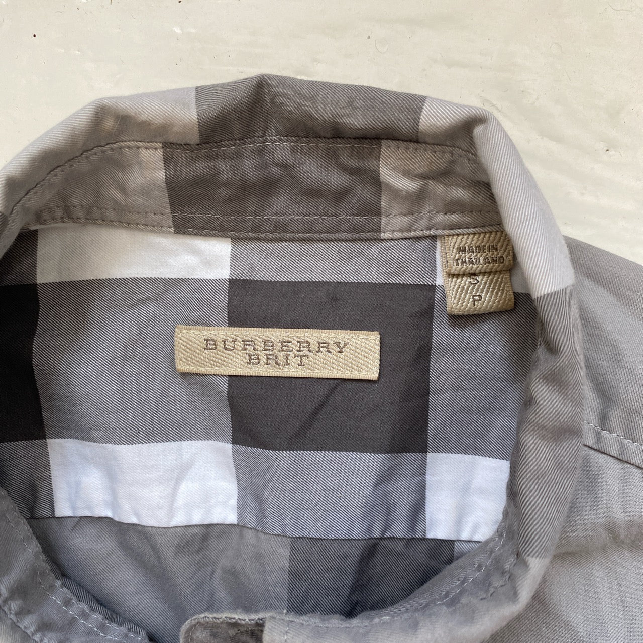 Burberry Brit Nova Check Grey Shirt (Small)