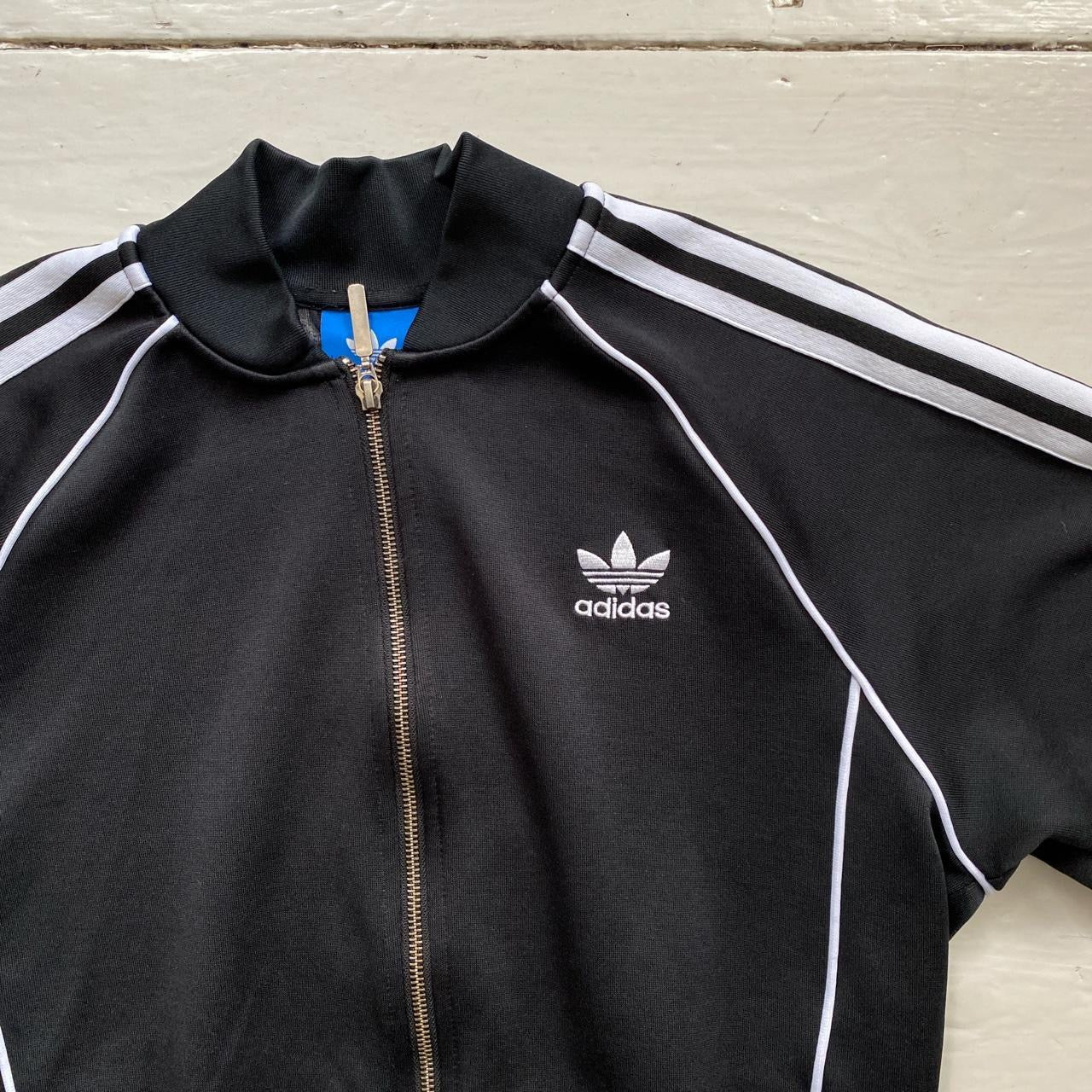 Adidas SST Black Track Jacket (Medium)