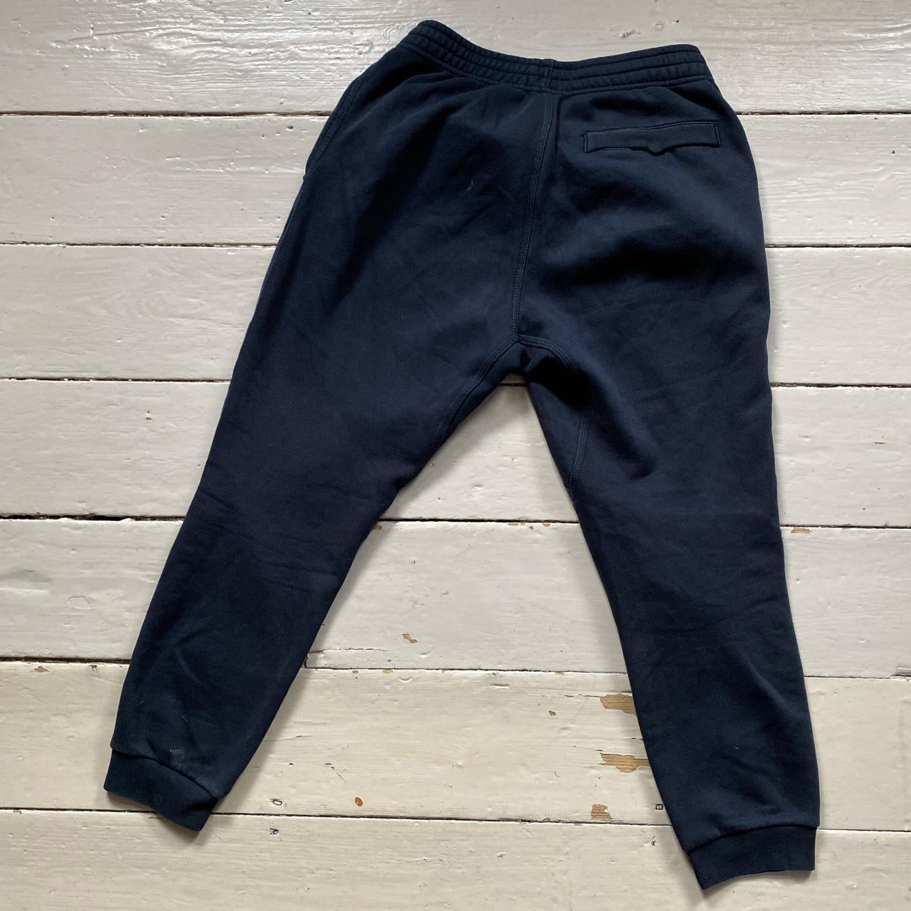 Nike Navy and White Joggers (Medium)