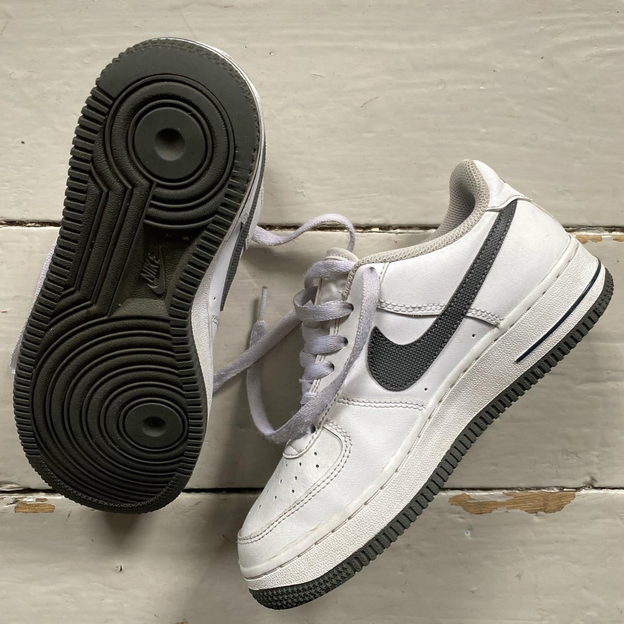 Nike Air Force 1 White and Grey (UK 3)