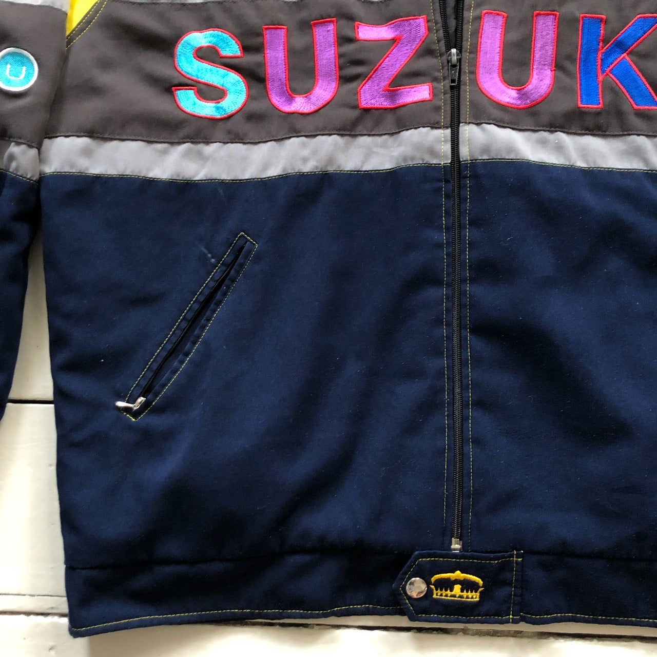 Suzuki Vintage Bomber Jacket (Large)