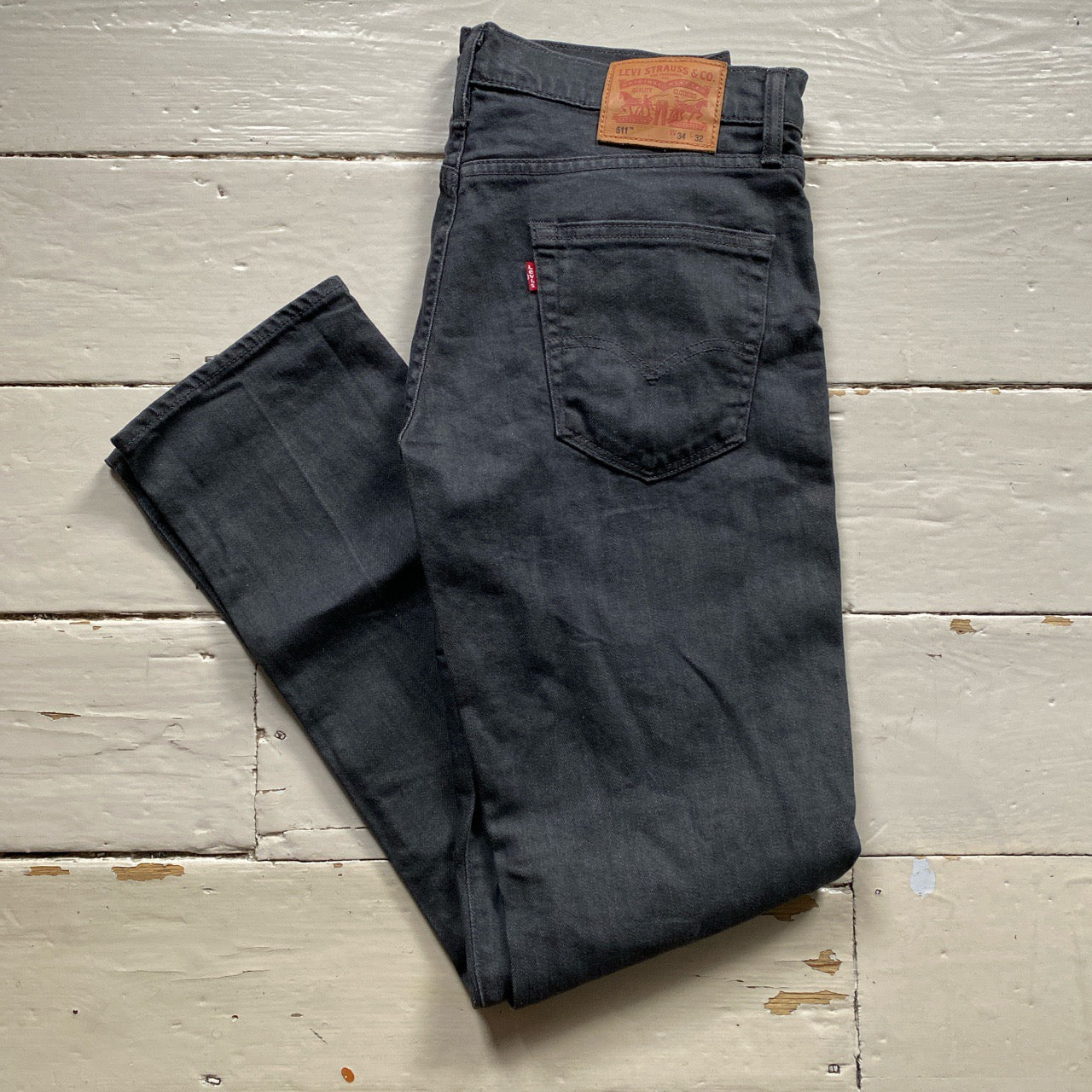 Levis 511 Charcoal Jeans (34/32)