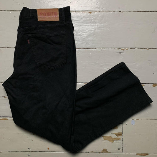 Edwin 505 Straight Black Jeans (36/30)