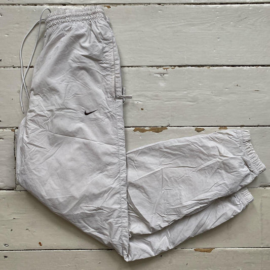 Nike Cream and Brown Vintage Shell Bottoms (XS)