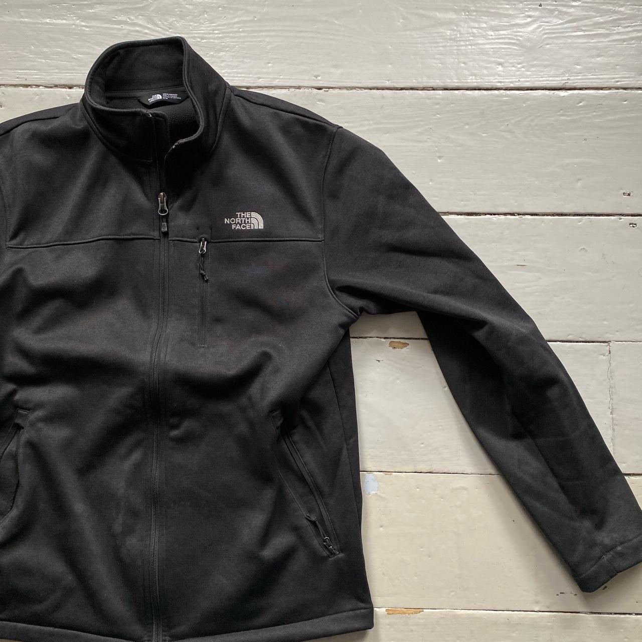 The North Face Black Fleece Zip Up (Medium)