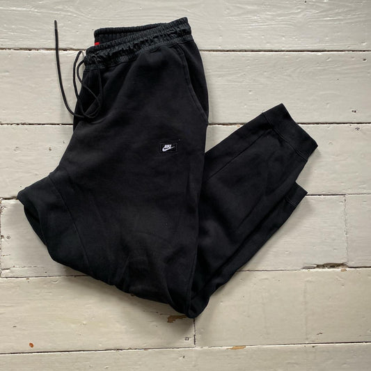 Nike Swoosh Black Joggers (XL)