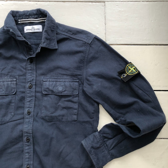 Stone Island Casual Navy Shirt (Medium)