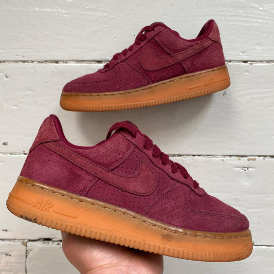 Nike Air Force 1 Burgundy Red (UK 4.5)