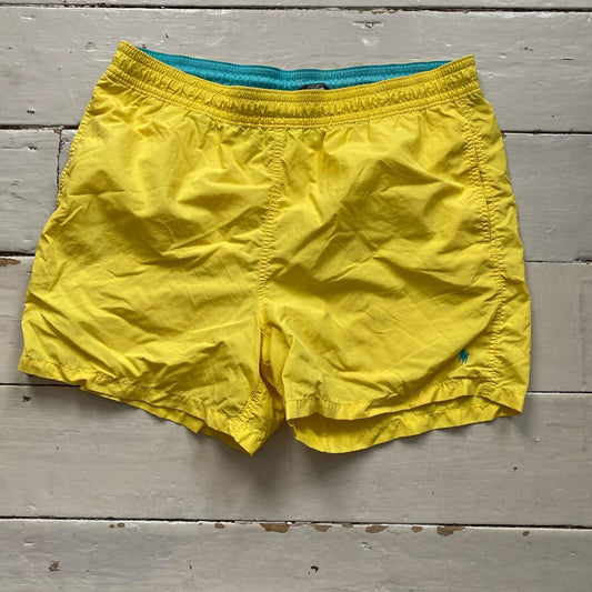 Ralph Lauren Yellow Swim Shorts (Large)