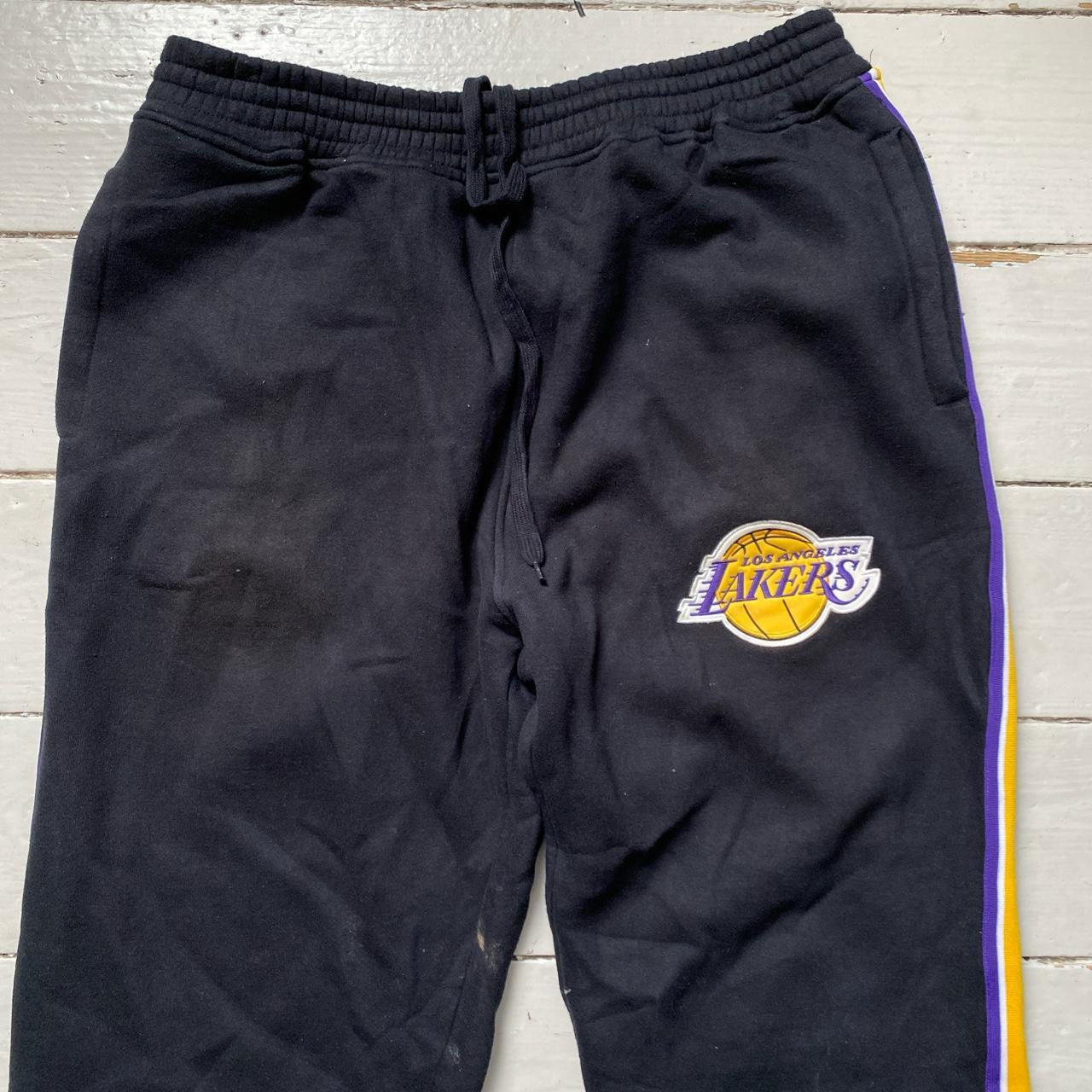 LA Lakers UNK Vintage Basketball Joggers (Large)