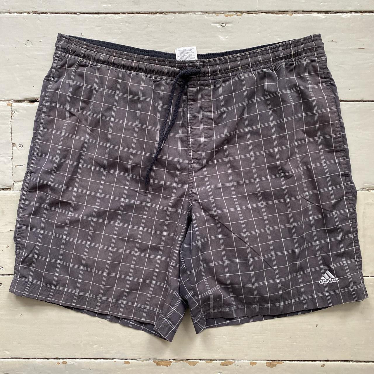 Adidas Checked Shorts (Large)