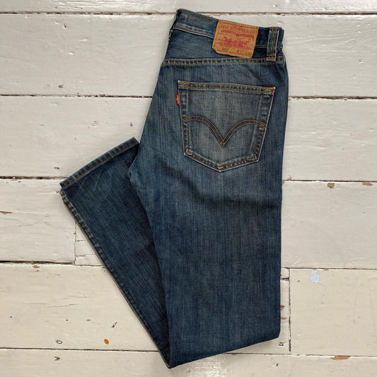 Levis 501 Dark Straight Jeans (32/30)