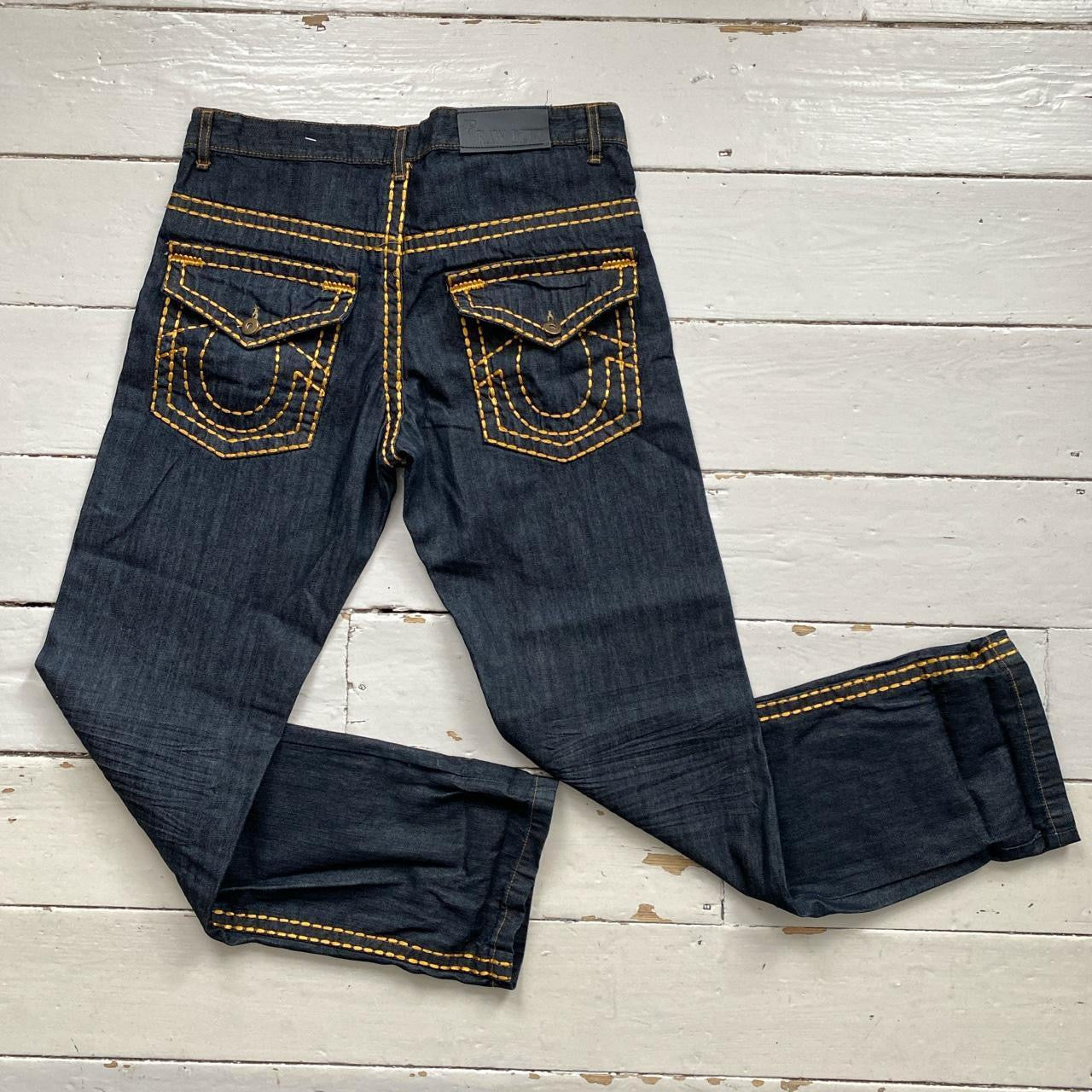 Raw Blue Big Stitch Jeans (36/36)