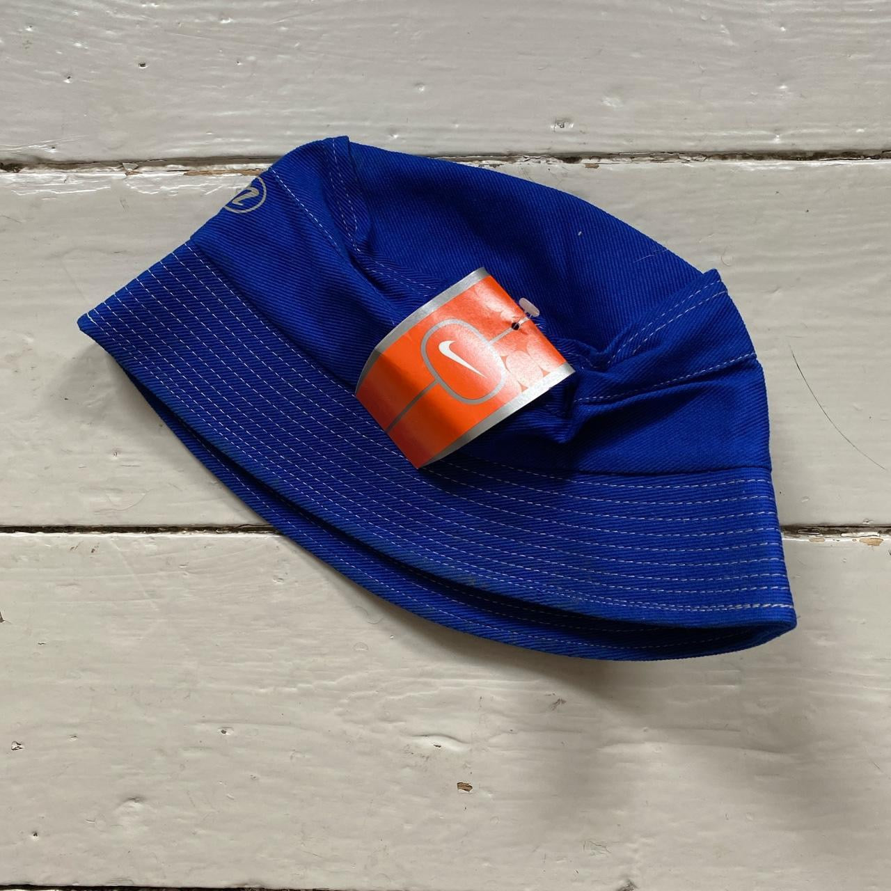 Nike Vintage Swoosh Blue Bucket Hat