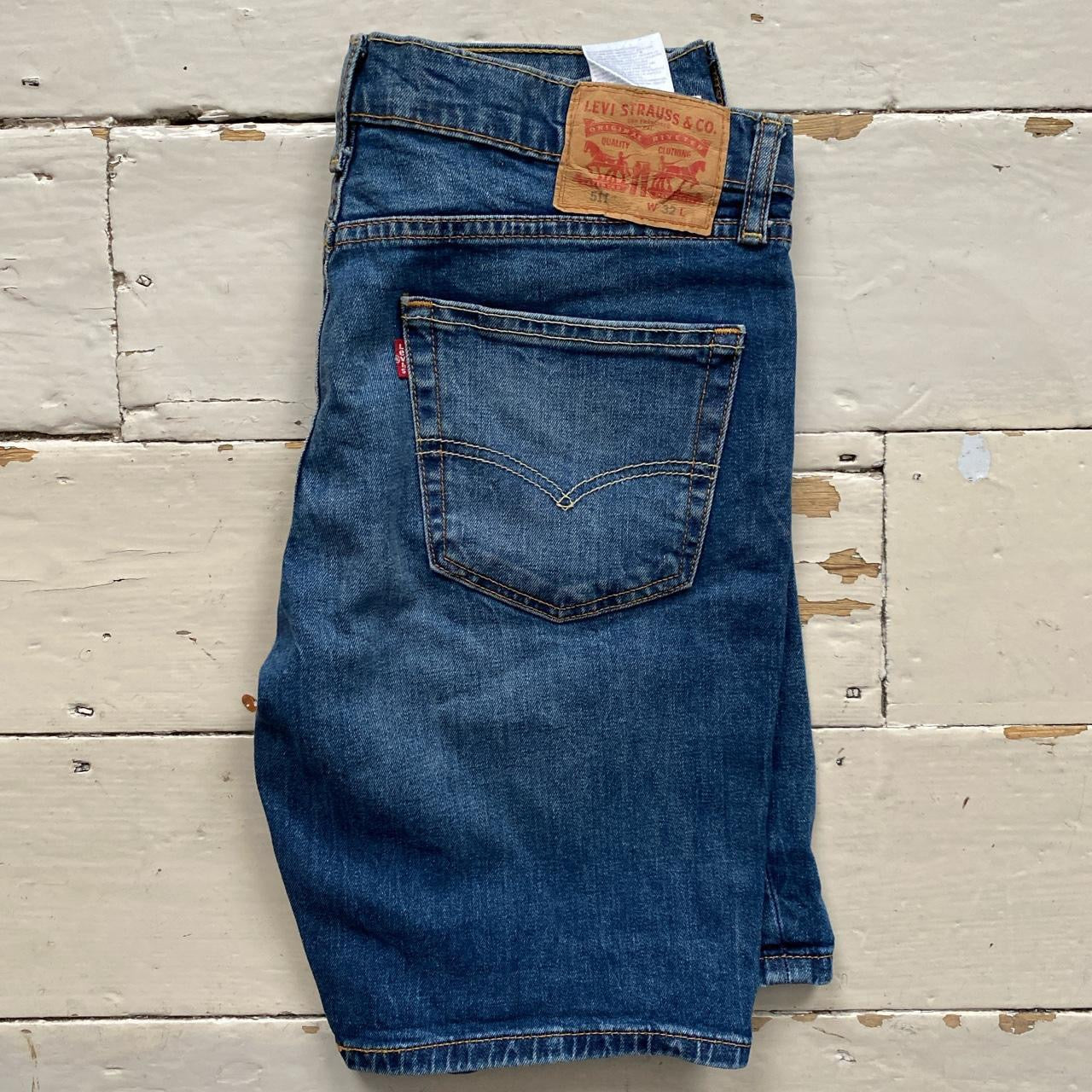 Levis 511 Blue Shorts (32W)