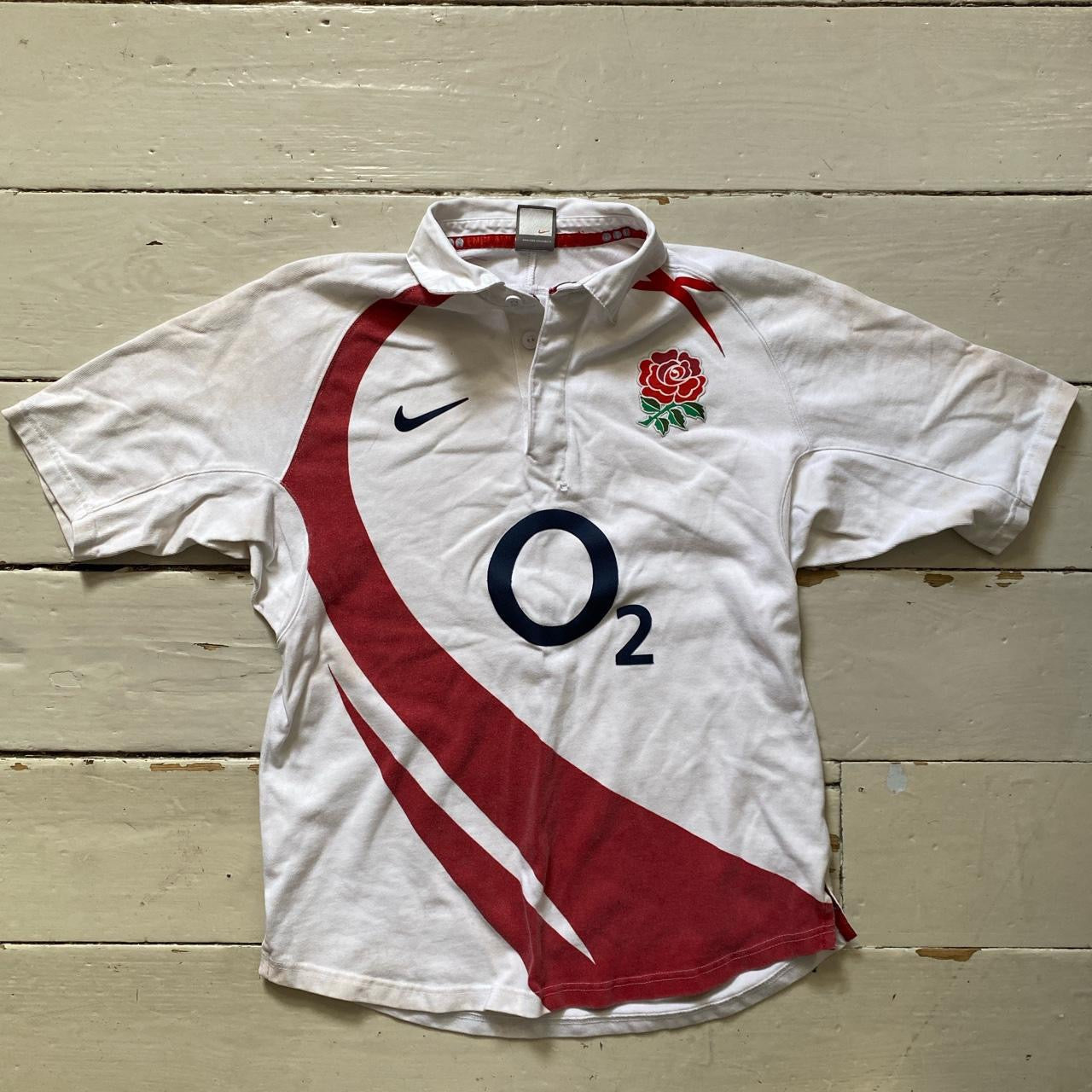 Nike O2 England Rugby Polo (Medium)