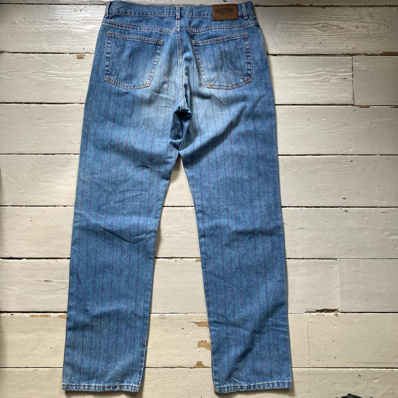 Moschino Vintage Pin Stripe Jeans (38/36)