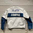 BMW Compaq Vintage Leather Jacket Womens (Small)