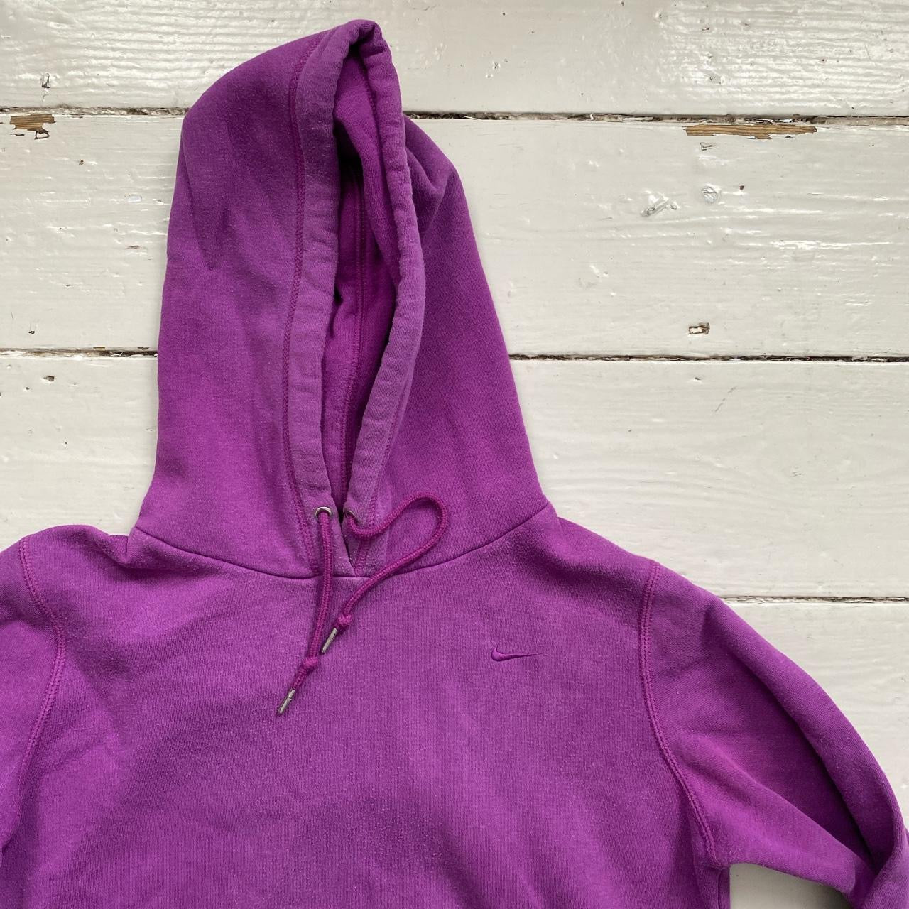 Nike Purple Swoosh Hoodie (Medium)