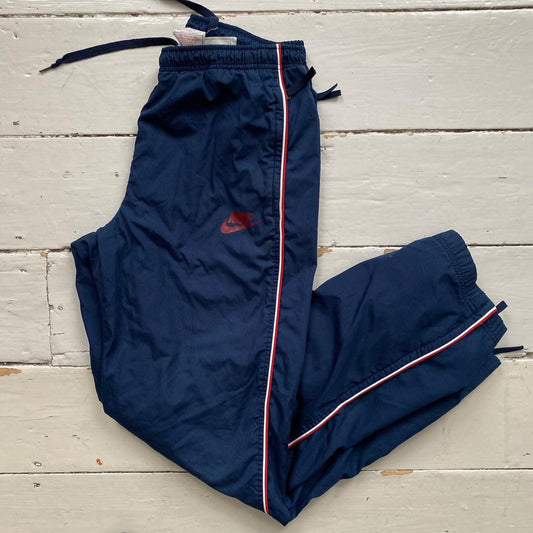 Nike Vintage Navy Shell Bottoms (Medium)