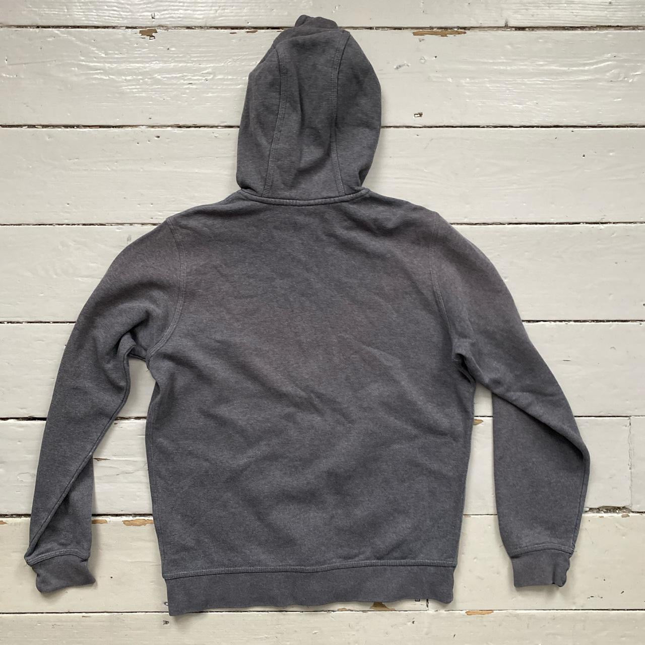 Nike Swoosh Grey Hoodie (Medium)