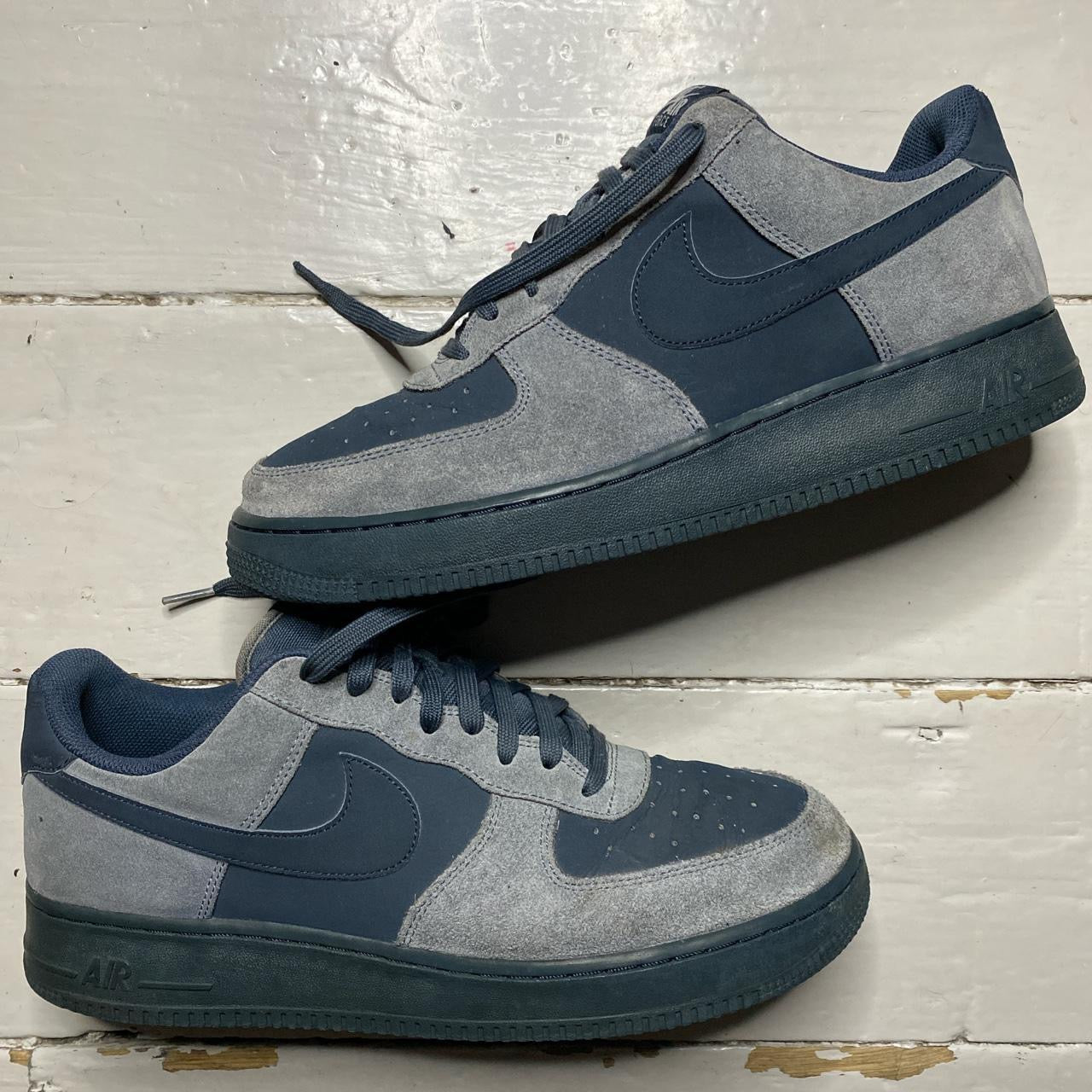 Nike Air Force 1 Navy and Grey (UK 11)