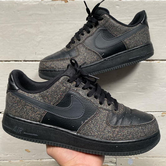 Nike Air Force 1 Black Pixelated (UK 8)