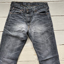 Levis 507 Charcoal Bootcut Jeans (34/27)