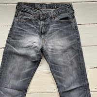 Levis 507 Charcoal Bootcut Jeans (34/27)