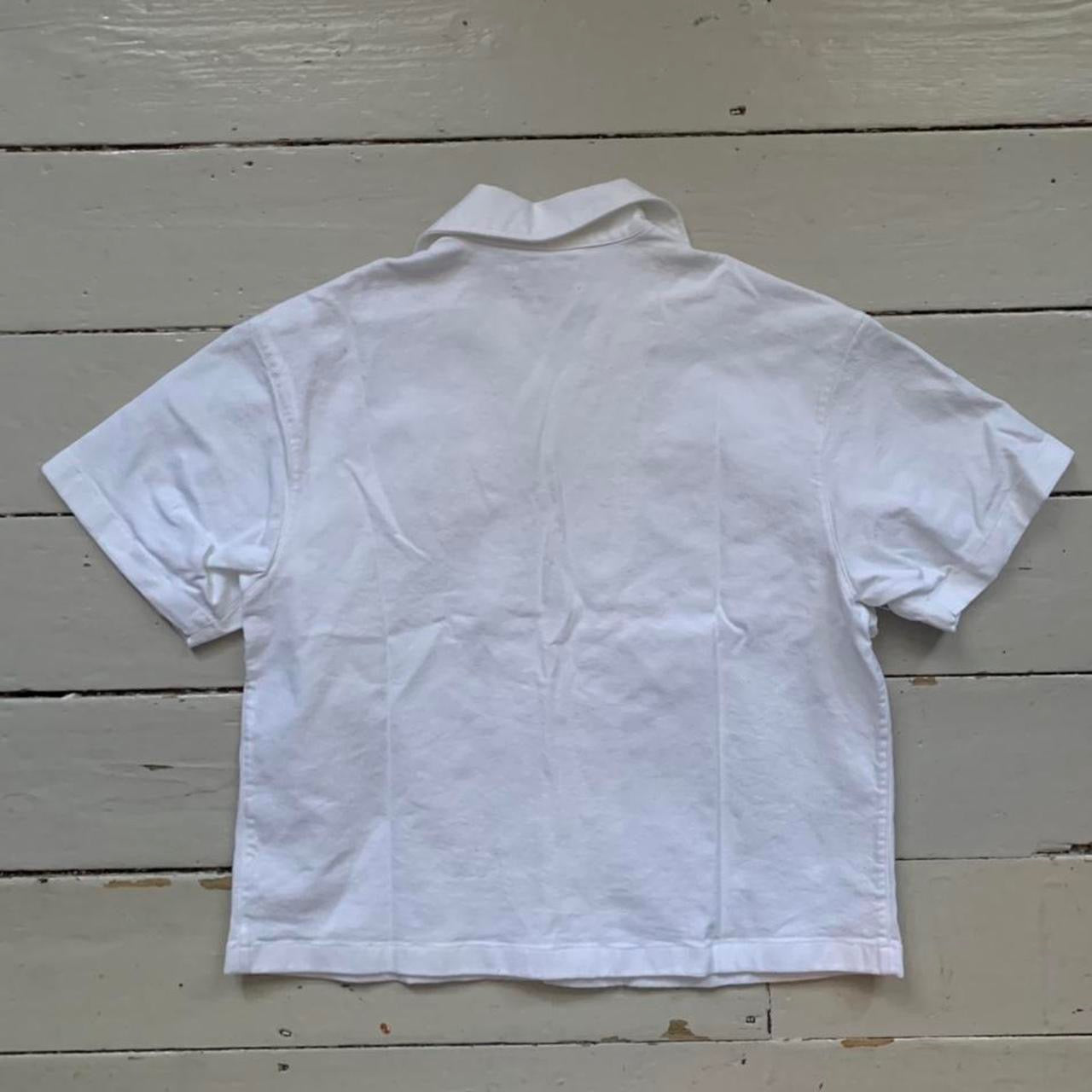 Thames White Denim Short Sleeve Jacket (Medium)