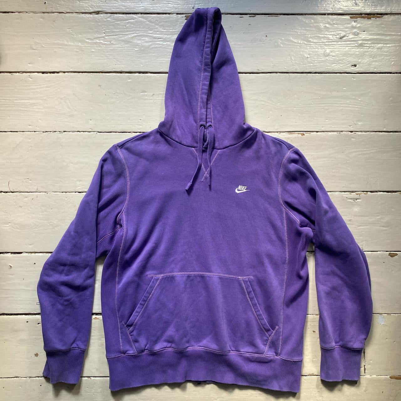 Nike Swoosh Purple Hoodie (Large)