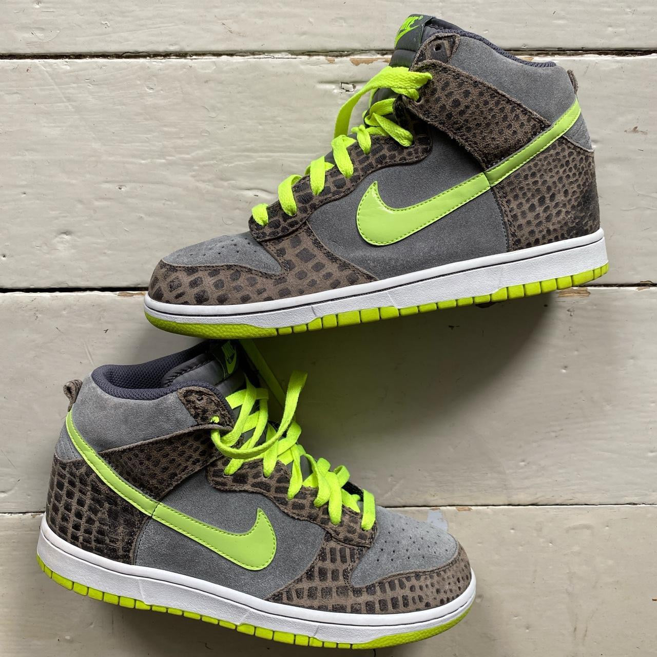 Nike Dunk Cool Grey Laser Green (UK 8)