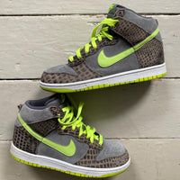 Nike Dunk Cool Grey Laser Green (UK 8)