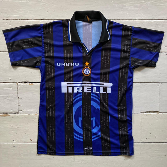 Inter Milan Vintage 97/98 Umbro Football Jersey (Large)