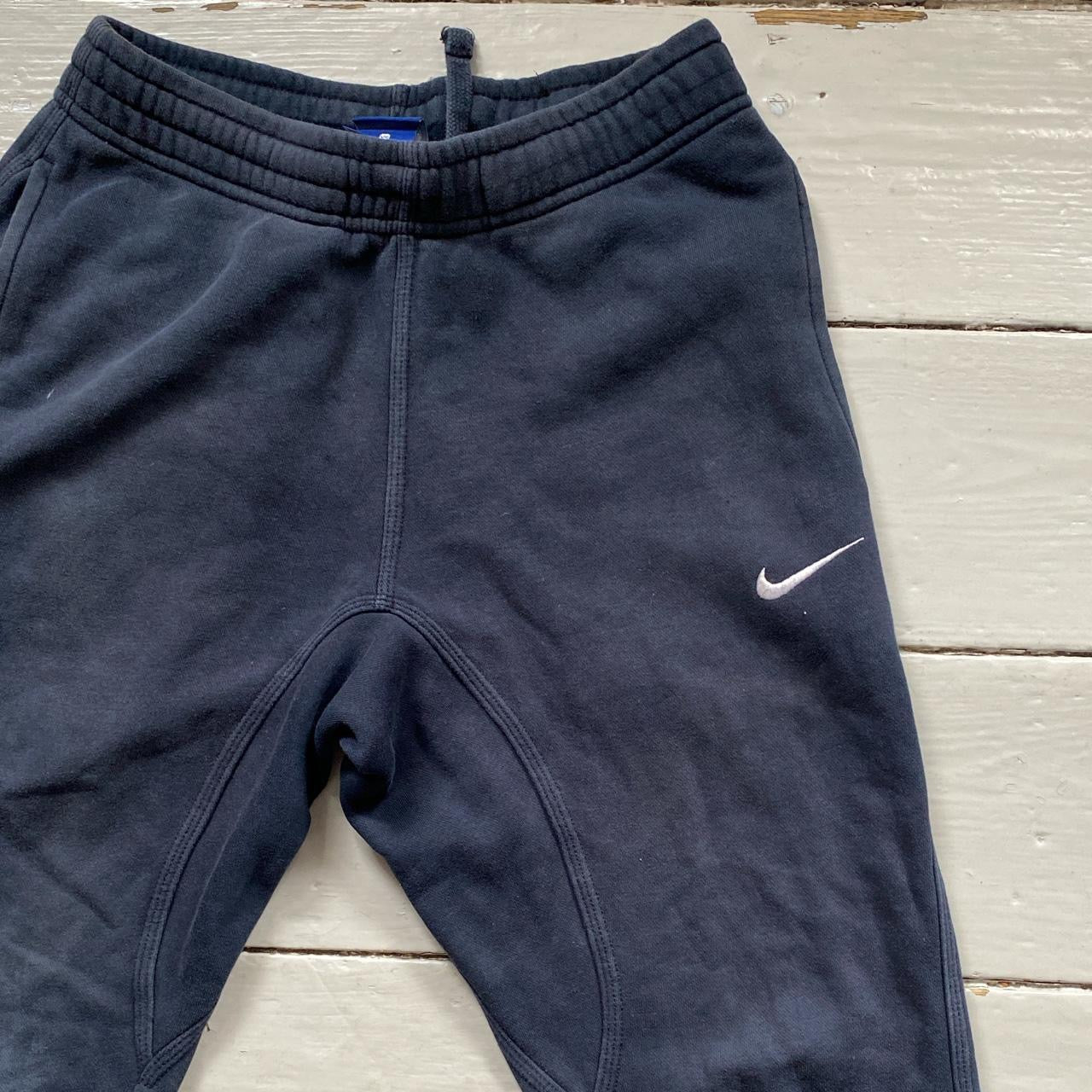 Nike Navy and White Joggers (XS)