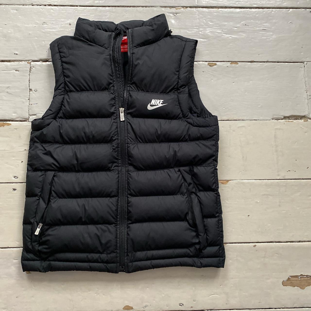 Nike Black Puffer Gilet (Fit Womens Small)