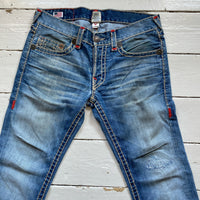 True Religion Stitch Rocco Super T Jeans (33/34)
