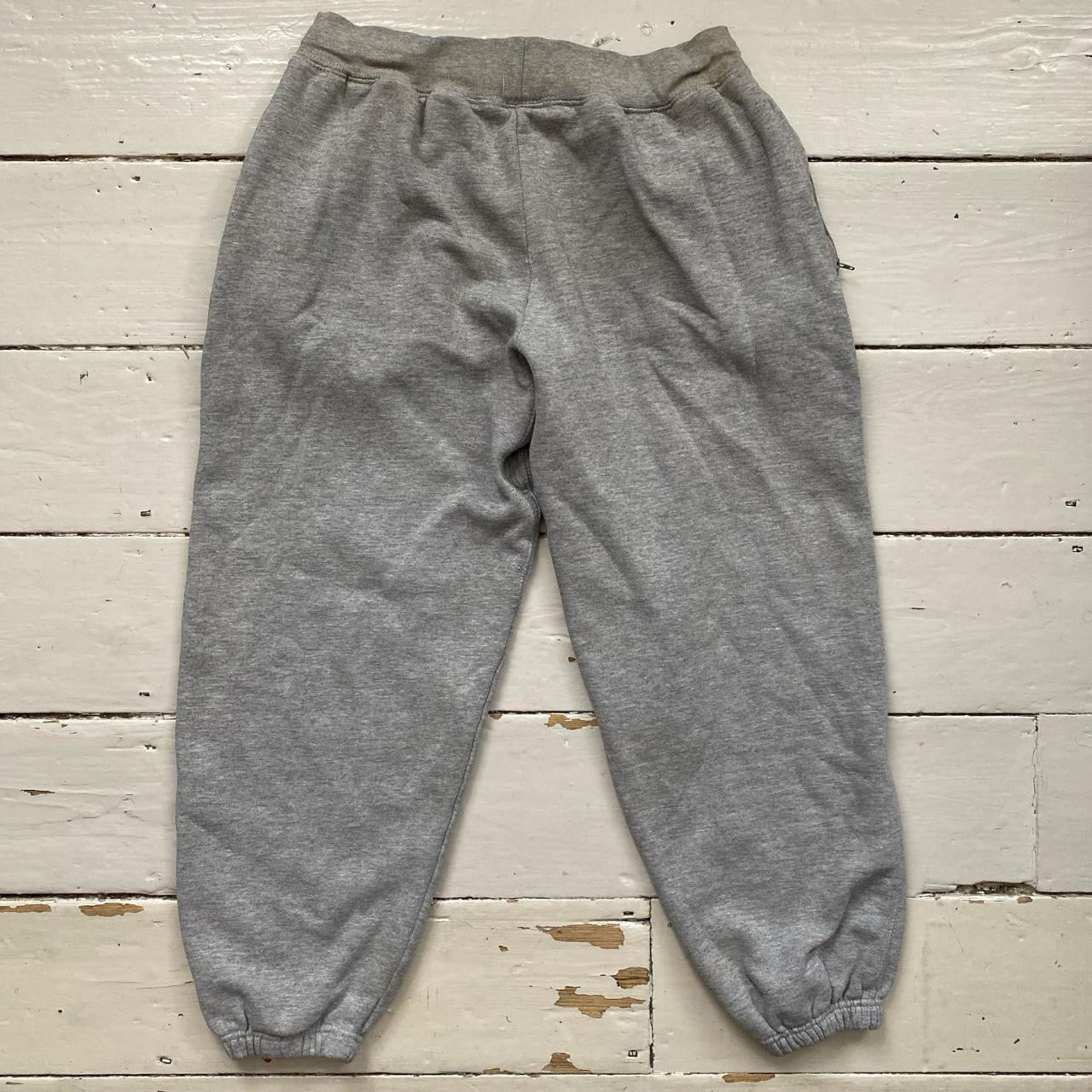 Nike Swoosh Grey Joggers (Small)