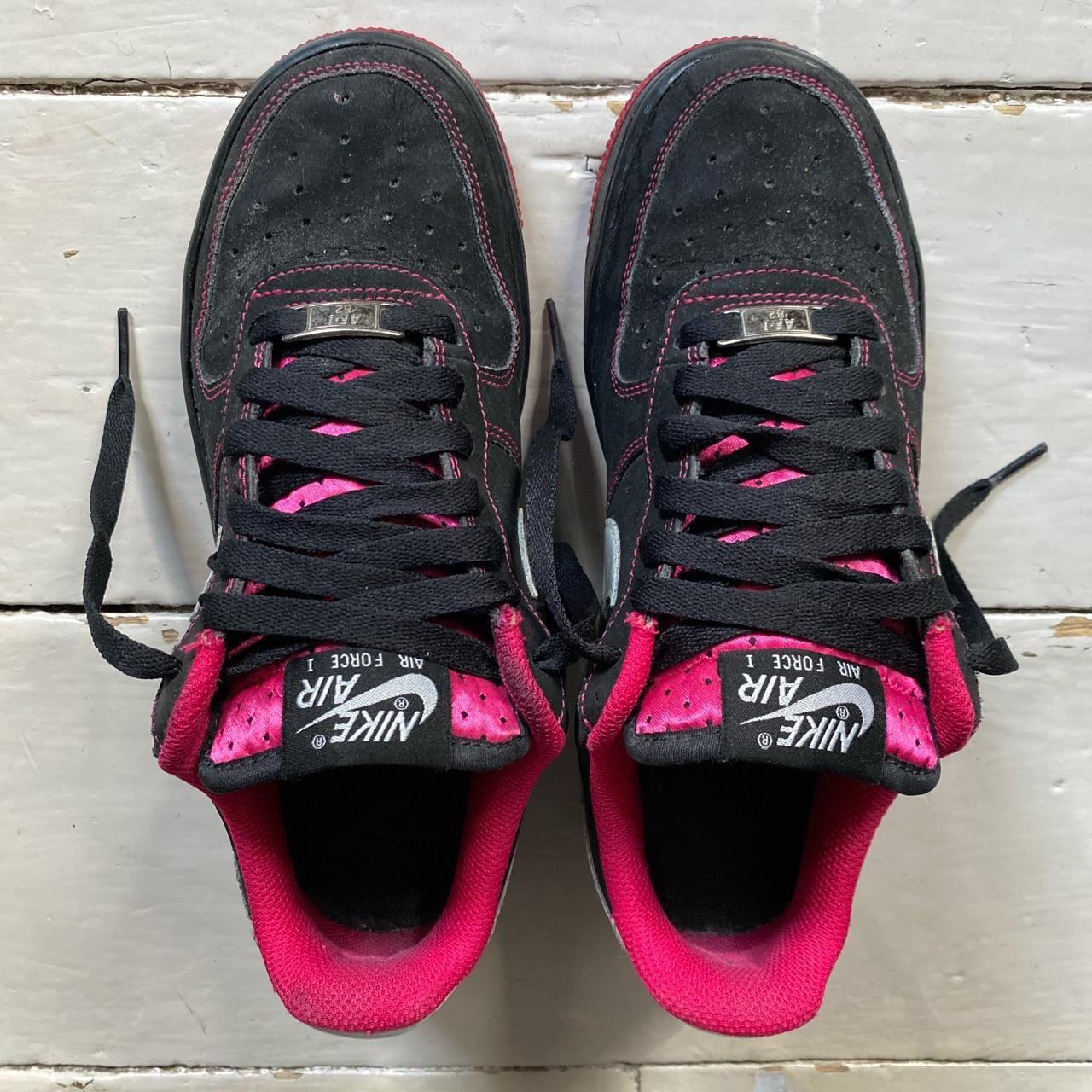 Nike Air Force 1 Black White Pink (UK 5)
