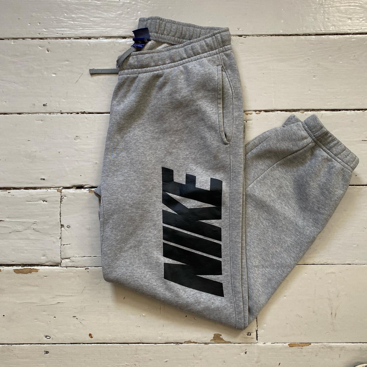 Nike Club Grey Joggers (Medium)