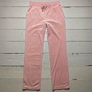 Juicy Couture Diamanté Pink Velour Tracksuit (XL Top, Large Bottoms)