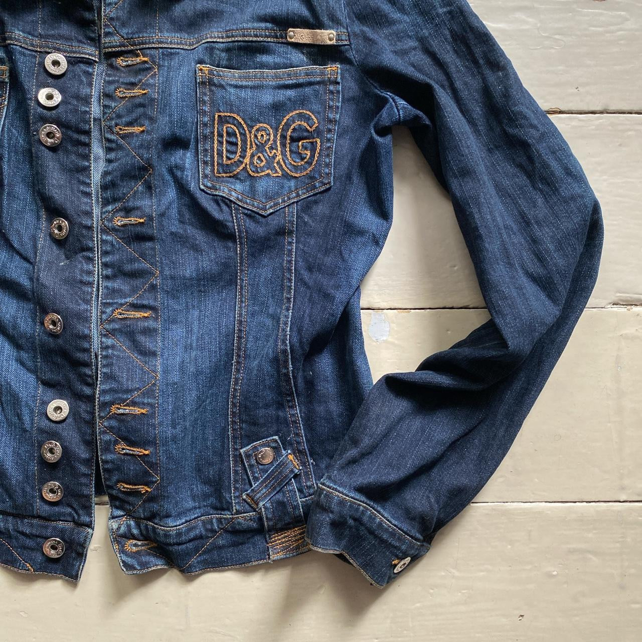 Dolce Gabbana Vintage Denim Jacket (Large Womens)