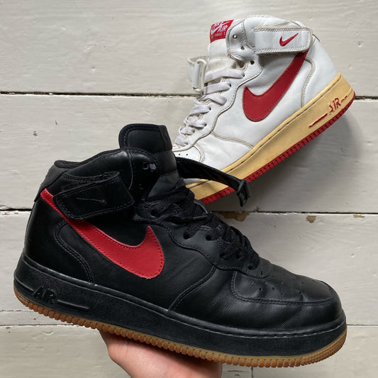 Nike Air Force 1 Mid Vintage Mismatch Colours (UK 10)