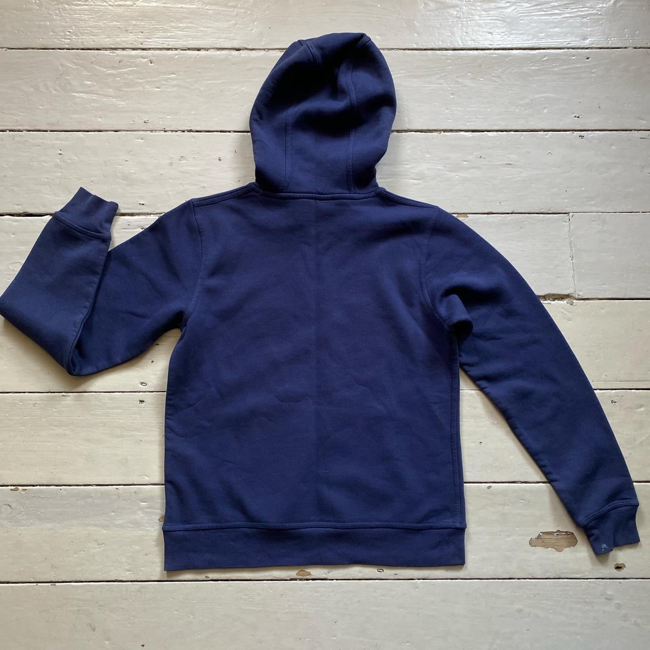 Nike Big Swoosh Navy Hoodie (Medium)