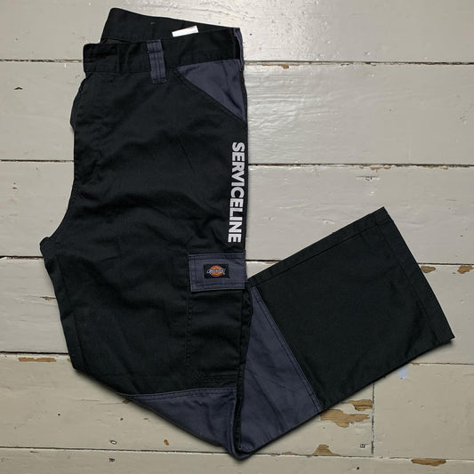 Dickie Black and Grey Trousers (36/32)