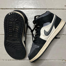 Jordan 1 Mid Satin Grey Toe (UK 7)