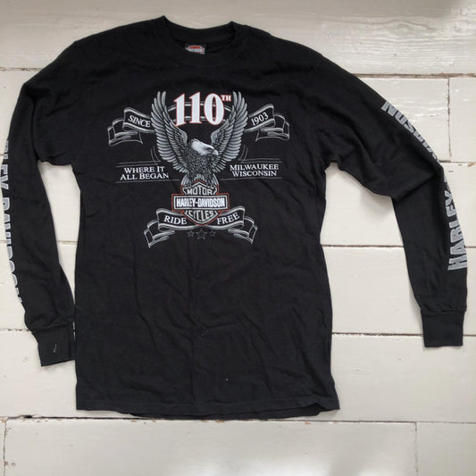 Harley Davidson Vintage Long Sleeve Tee (Large)