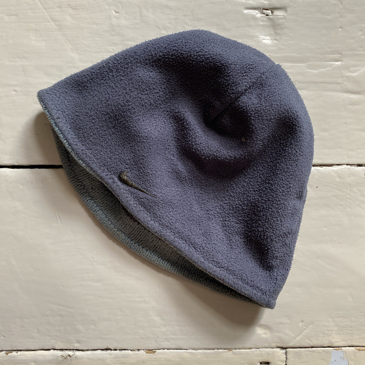 Nike Vintage Reversible Light Blue Beanie Hat